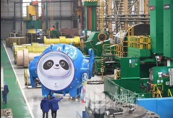 重165噸！哈電版“冰墩墩——豐寧抽水蓄能機組球閥